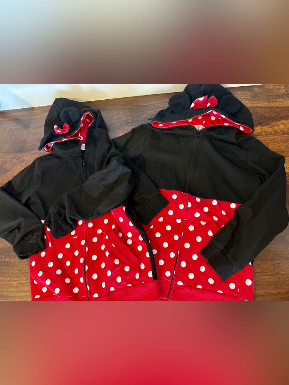 Disney Polka Dot Hoodie Jacket